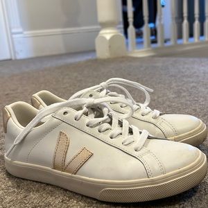 Veja Esplar Leather White Platine US size 6